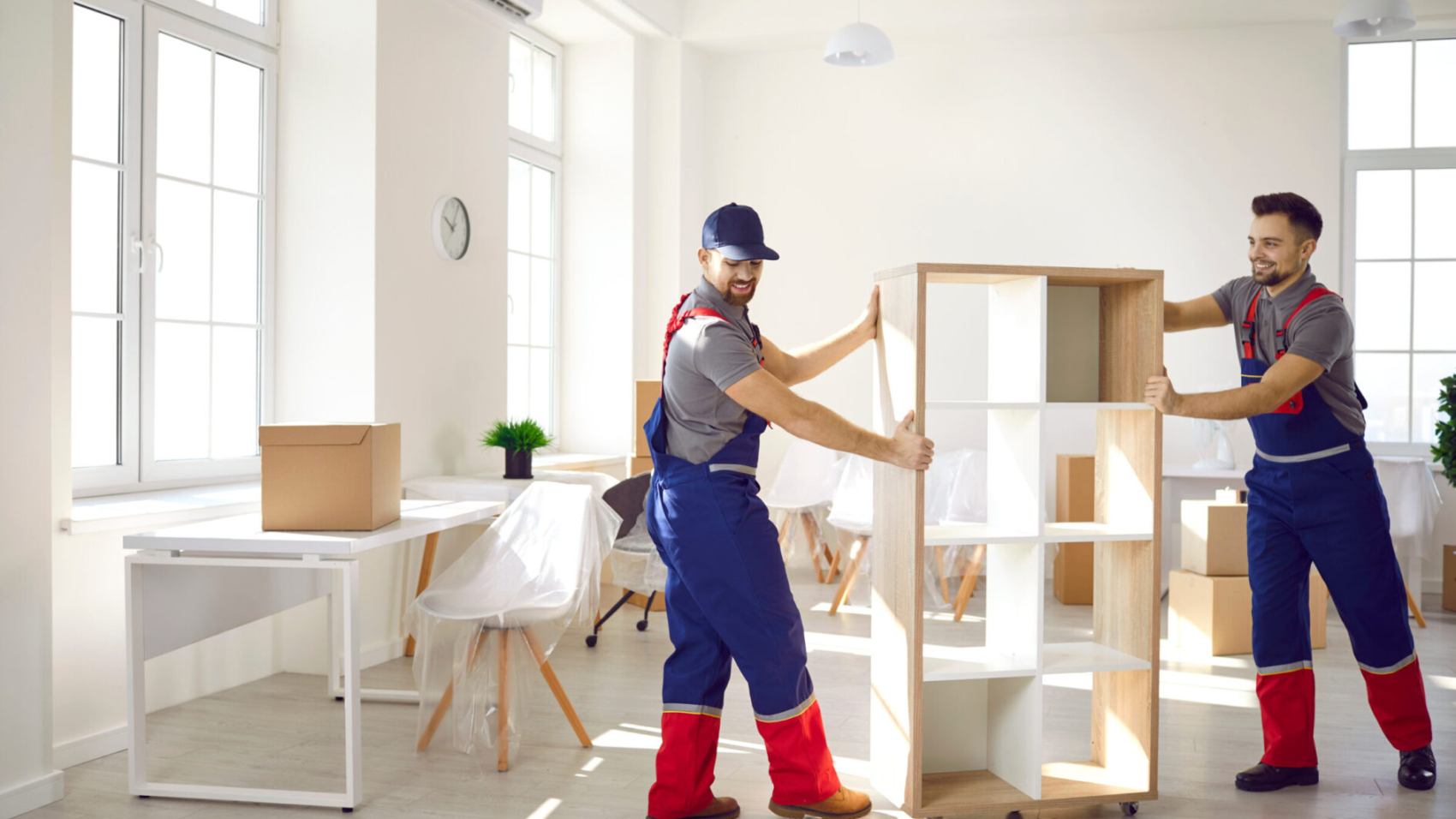 Making sure your office space is clear of any obstacles and old furniture will ease the installation process.