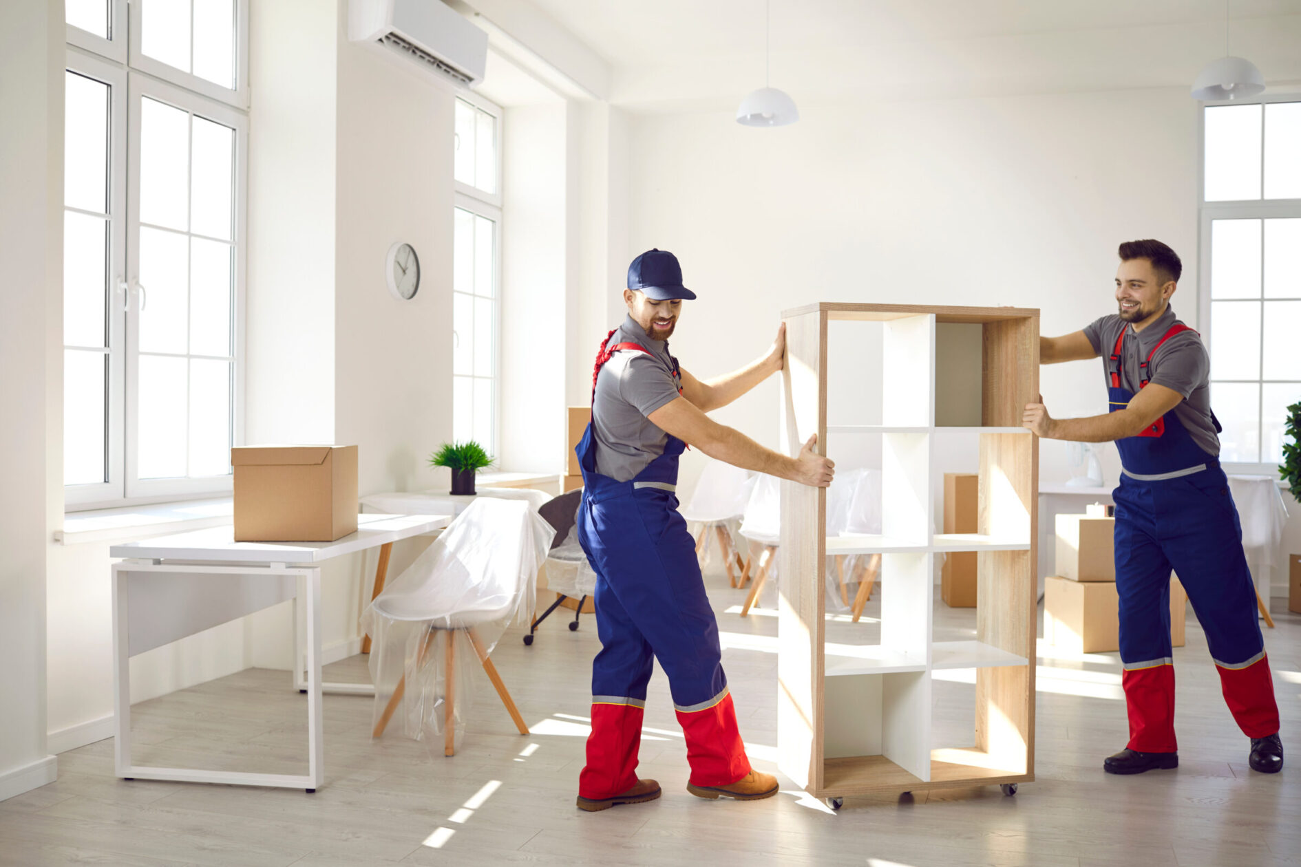 Making sure your office space is clear of any obstacles and old furniture will ease the installation process.