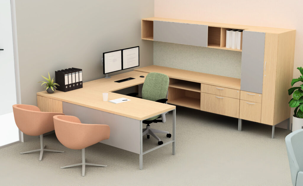 steelcase rendering of large private office