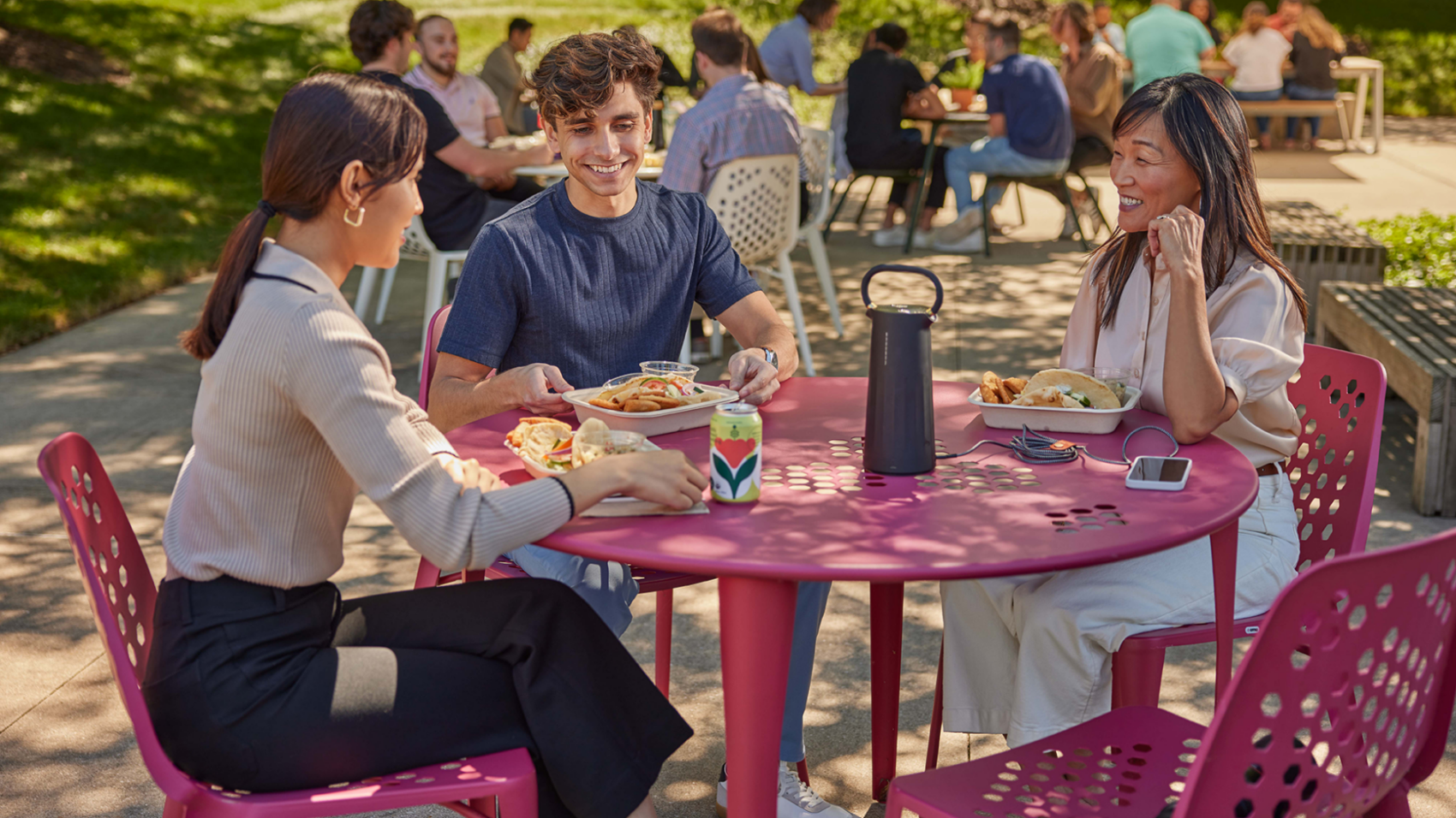 people in outdoor setting