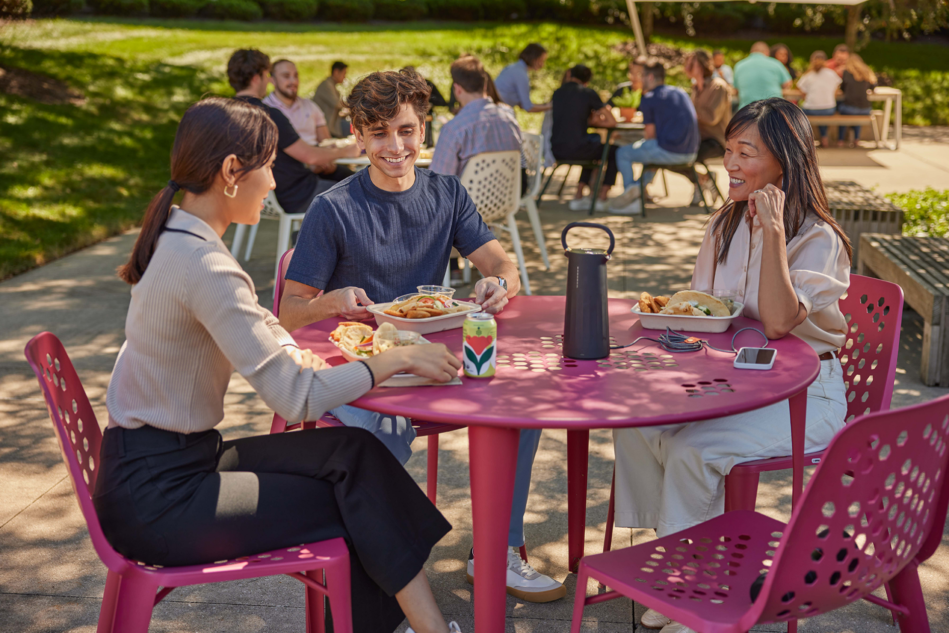 people in outdoor setting