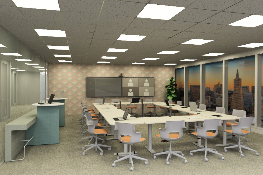 Steelcase rendering collaboration