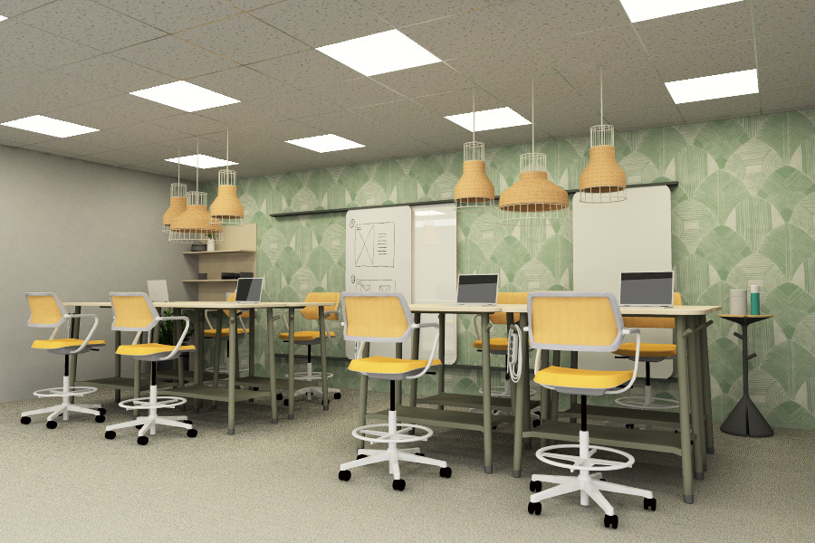 Steelcase rendering collaboration