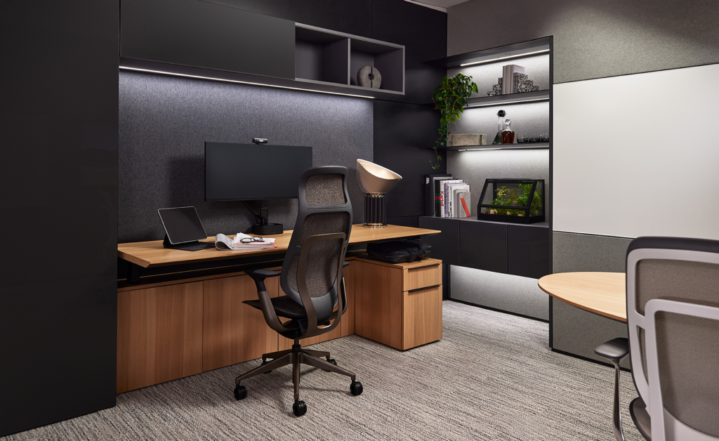 black private office