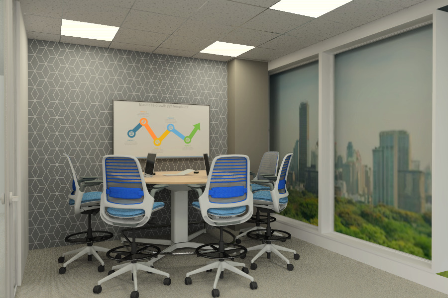 Steelcase rendering collaboration