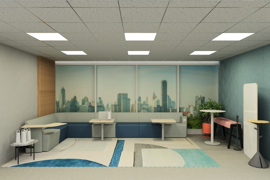 Steelcase rendering collaboration