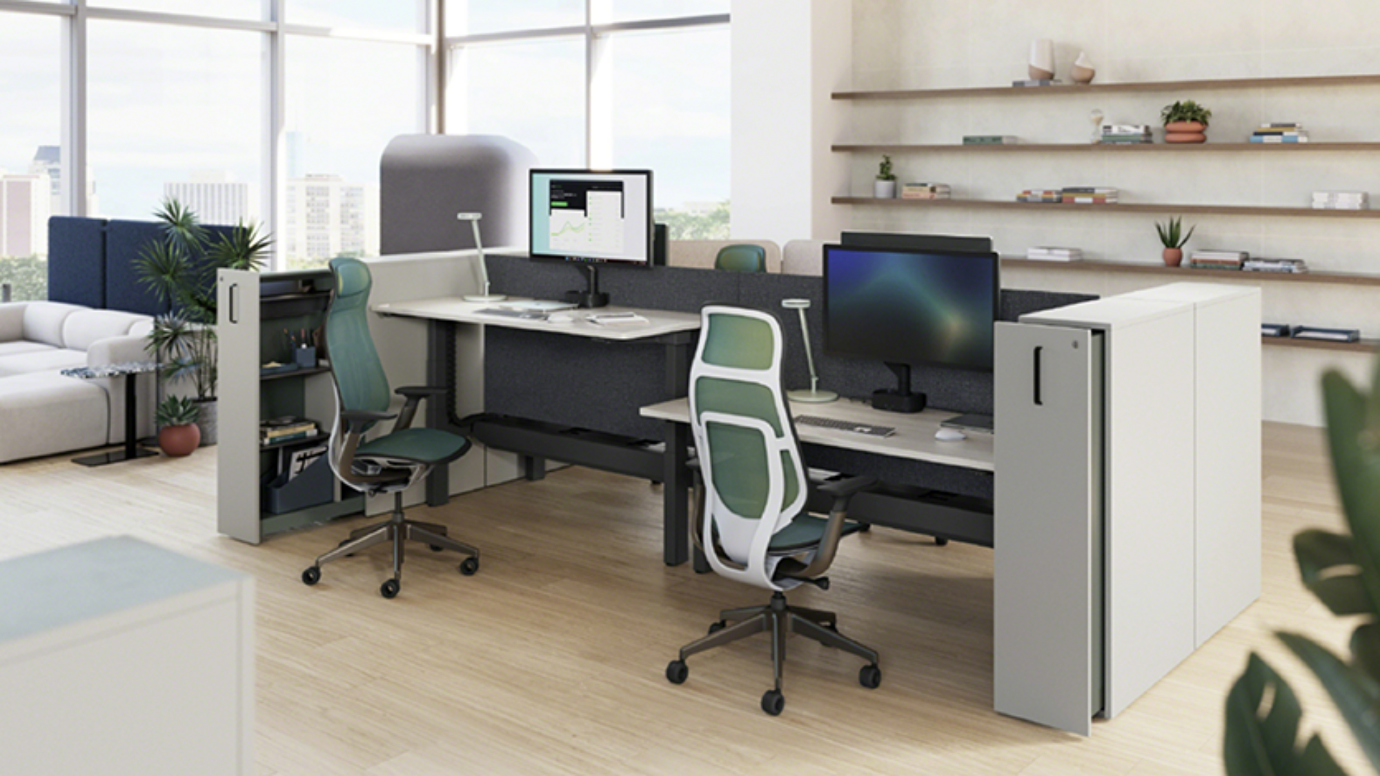 height adjustable workstations with karman