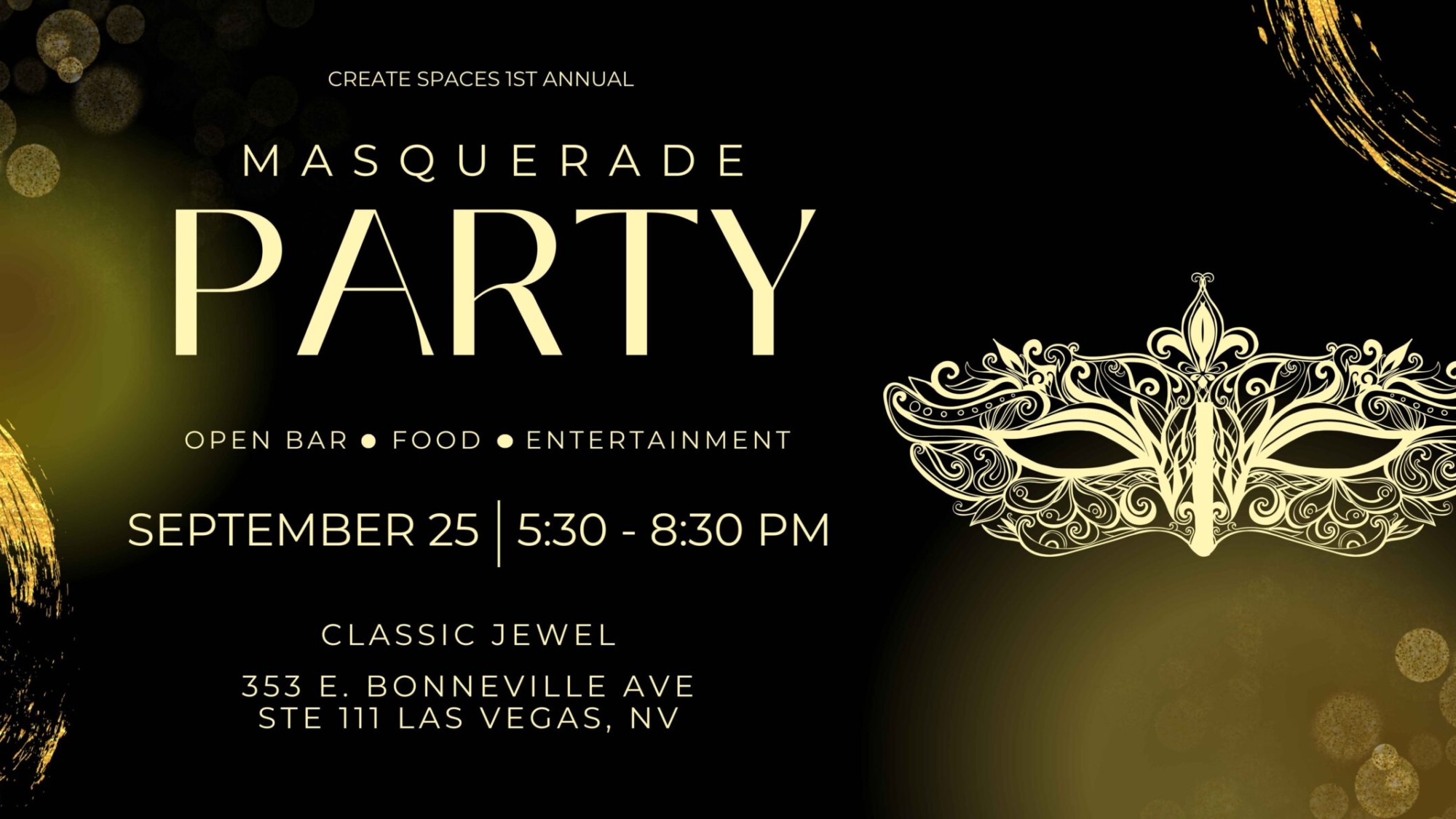 Vegas Masquerade Party