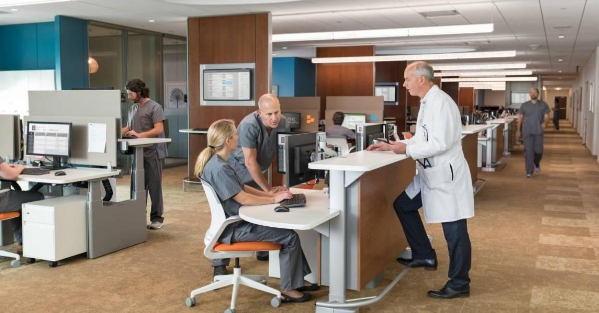 Nurse station furniture solutions