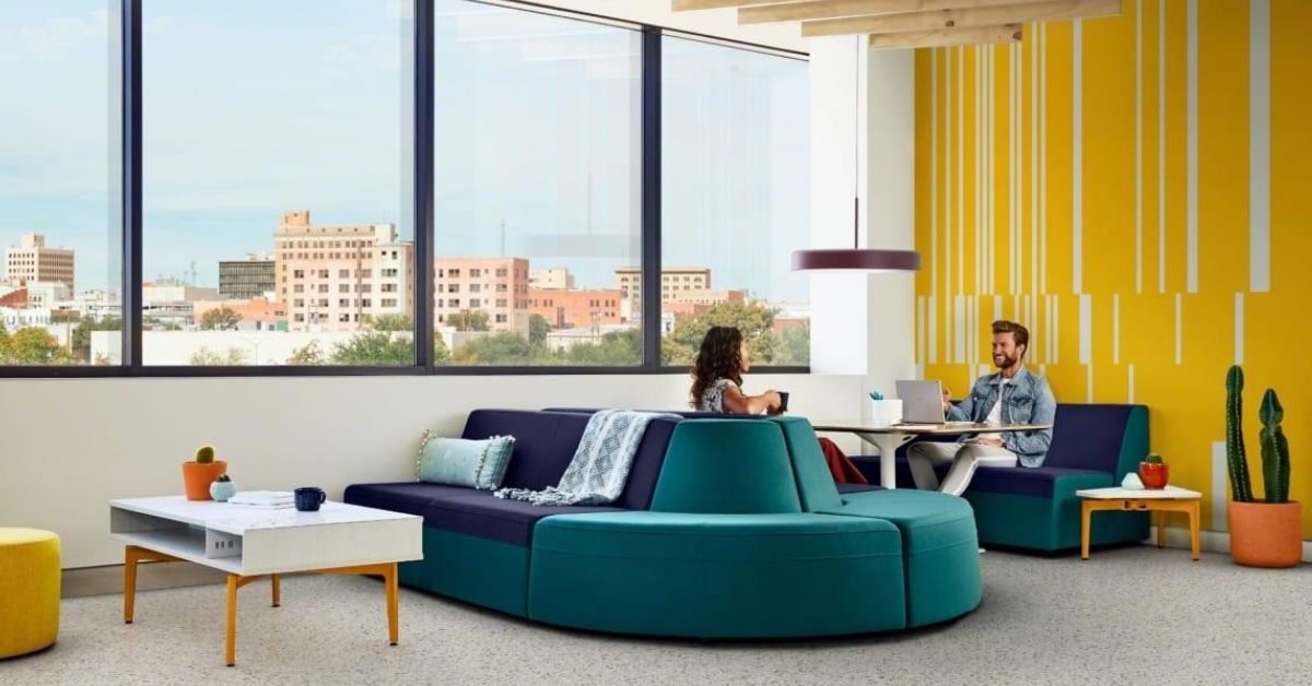 Steelcase hospitality lounge furniture and collaborative guest seating for modern hospitality environments