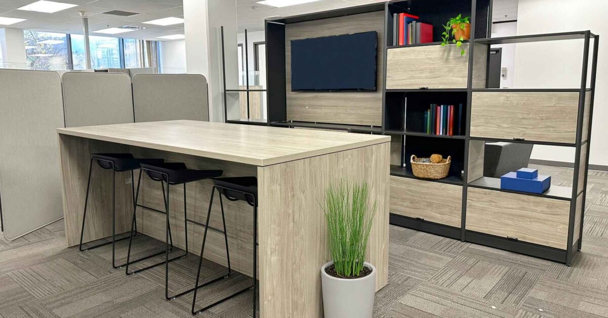 Idaho-Commerce-collaborative-area-flex-frame-monitor-sharing-Boise-Idaho