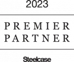 Steelcase 2023 Premier Partner Badge Black